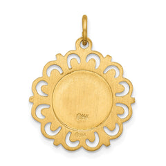 14k Our Lady of Fatima Medal Pendant