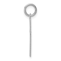 14K White Gold Laser Designed Cross Charm - 5