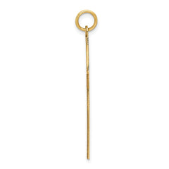 14K Laser Designed Cross Pendant