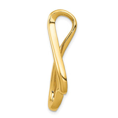14k Fancy Peg-Set Diamond Slide Mounting Fits up to 6mm Regular/Fancy/Reversible Omega - 2