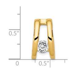 14k Complete AAA 5.25mm Diamond Slide Fits up to 6mm Regular/8mm Fancy or Reversible Omega