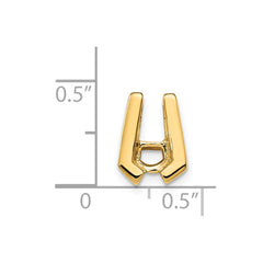 14k Holds 4.5mm Stone Slide Mounting Fits up to 2mm Regular/3mm Fancy or Reversible Omega - 2