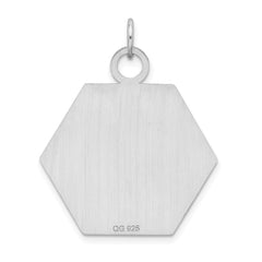 Sterling Silver Rhodium-plated Medical Jewelry Pendant - 2