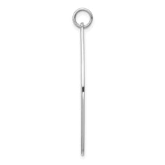 Sterling Silver Rhodium-plated Medical Jewelry Pendant - 14