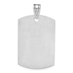 Sterling Silver Rhodium-plated Medical Jewelry Pendant - 10