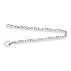 Charles Hubert 11.5 inch Solid Silver Pocket Watch Chain