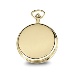 Charles Hubert 14k Gold-finish White Dial Pocket Watch