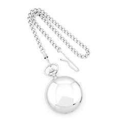 Charles Hubert Chrome-finish White Dial Pocket Watch - 7