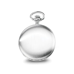 Charles Hubert Stainless Steel Off White Dial Super Slim Pocket Watch
