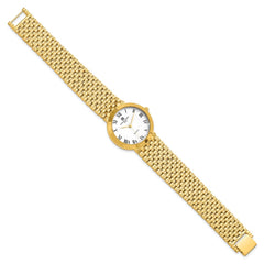 Mens Charles Hubert Satin Gold-finish Brass 32mm Watch