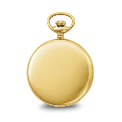 Charles Hubert IP-plated Stainless Open Face Pocket Watch - 2