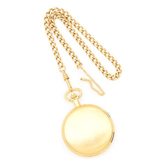 Charles Hubert Satin Gold-finish Brass Pocket Watch