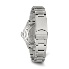 Mens Charles Hubert Stainless Steel Blue Dial Watch