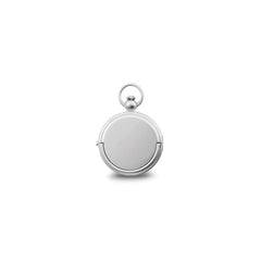 Charles Hubert Chrome-finish Brass Photo Insert Pocket Watch - 2