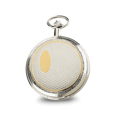 Charles Hubert Two-tone Gold-finish Pocket Watch