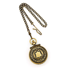 Charles Hubert Antique Gold-finish Skeleton Pocket Watch