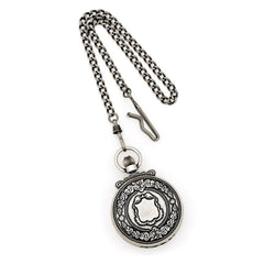 Charles Hubert Antique Chrome-finish Skeleton Pocket Watch - 2