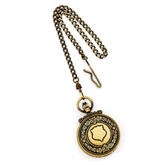 Charles Hubert Antique Gold-finish Skeleton Pocket Watch - 2