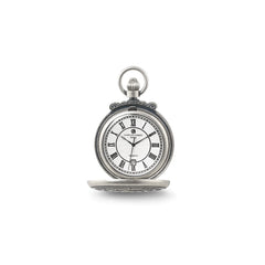 Charles Hubert Antique Chrome-finish Shield Pocket Watch