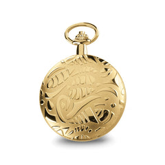 Charles Hubert Gold-finish Brass White Dial Pocket Watch - 2