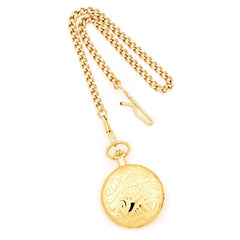 Charles Hubert Gold-finish Brass White Dial Pocket Watch - 2