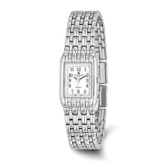Charles Hubert Chrome-finish White Dial Quartz Watch - 2