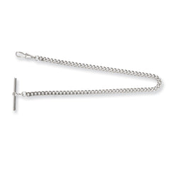 Charles Hubert Stainless Steel Bar End Pocket Watch Chain
