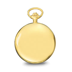 Charles Hubert IP-plated Stainless Steel Skeleton Dial Pocket Watch - 3