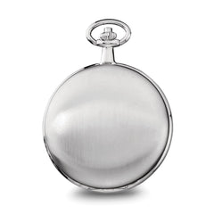 Charles Hubert Chrome-finish White Dial Pocket Watch - 2