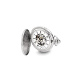 Charles Hubert Chrome-finish Shield Design Pocket Watch