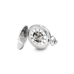 Charles Hubert Chrome-finish Shield Design Pocket Watch - 2