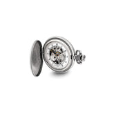 Charles Hubert Antiqued Oval Design Pocket Watch