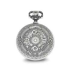 Charles Hubert Antiqued Unicorn Shield Pocket Watch
