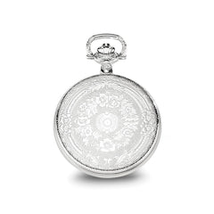Charles Hubert Chrome-finish Oval Design Pocket Watch