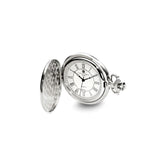 Charles Hubert Chrome-finish Oval Design Pocket Watch