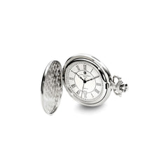 Charles Hubert Chrome-finish Oval Design Pocket Watch