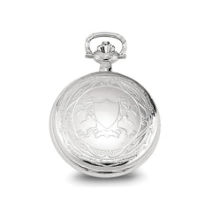 Charles Hubert Chrome-finish Unicorn Shield Pocket Watch