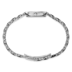 Ladies Charles Hubert Titanium & Ceramic Black Dial Watch
