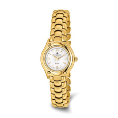 Ladies Charles Hubert Gold-finish White Dial Watch