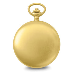 Charles Hubert Stainless Steel IP-plated Double Cover Tritium Pocket Watch