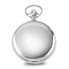 Charles Hubert Stainless Steel Hunter Case Tritium Mechanical Pocket Watch