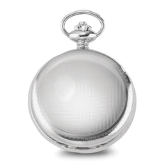 Charles Hubert Stainless Steel Hunter Case Tritium Mechanical Pocket Watch - 2