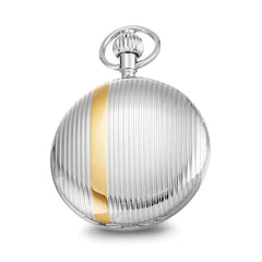 Charles Hubert Two-Tone Hunter Case White Dial Pocket Watch