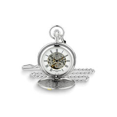 Charles Hubert Two-Tone Hunter Case White Dial Pocket Watch