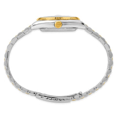 Mens Charles Hubert IP-plated Two-tone Off White Dial Watch
