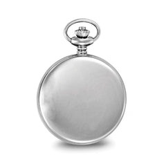 Charles Hubert Stainless Steel White Dial with Date Pocket Watch - 2