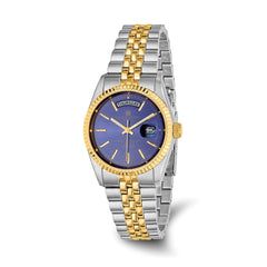 Mens Charles Hubert Two-tone Stainless Steel Blue Dial Watch - 2