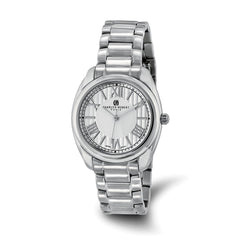 Ladies Charles Hubert Stainless Steel Off-White Dial Watch