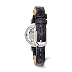 Ladies Charles Hubert Stainless Steel Black Dial Watch - 2