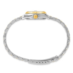 Ladies Charles Hubert Two-tone Stainless Steel White Dial Watch